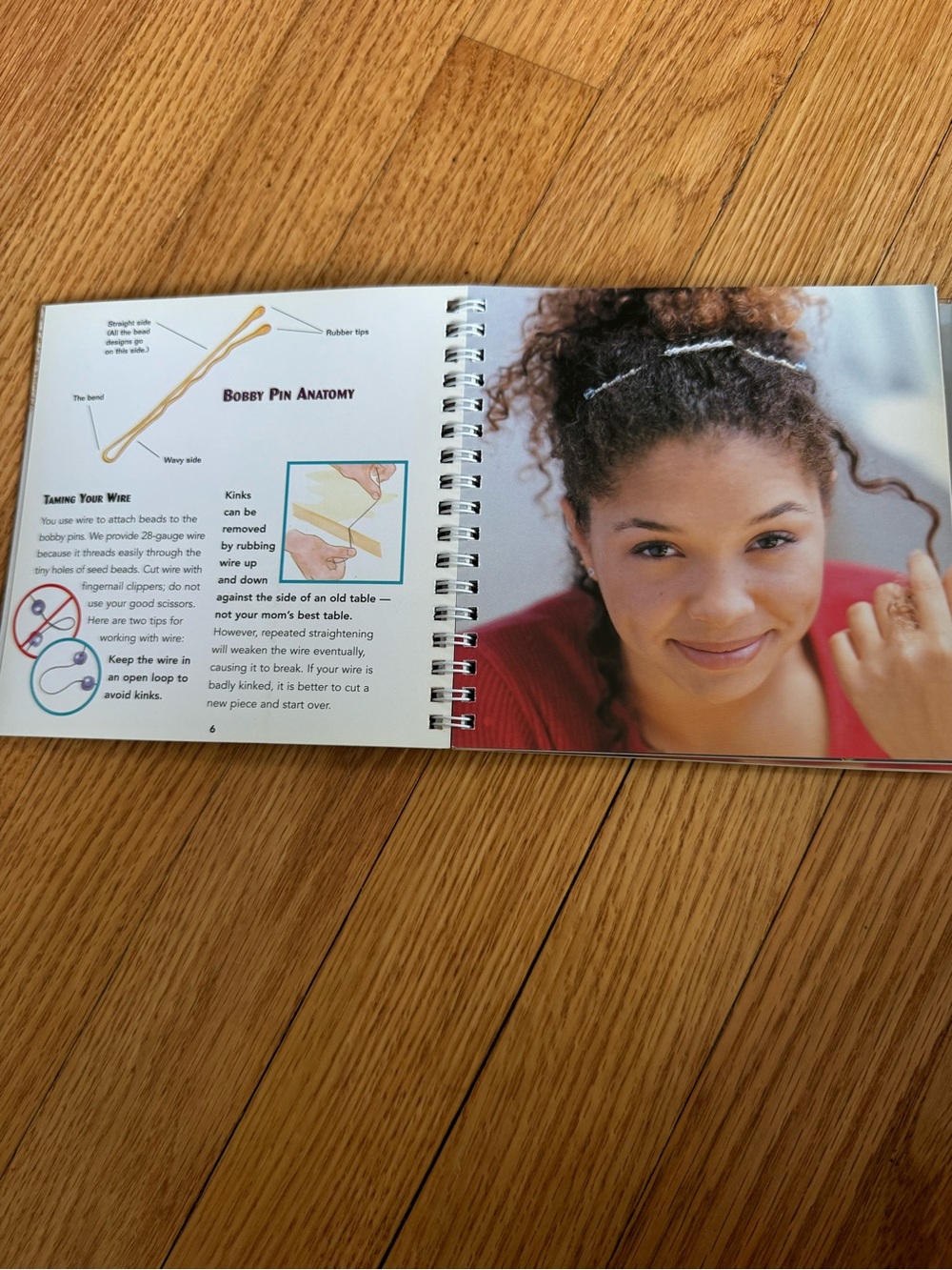 Girl’s beaded Bobby pin kit - Picture 4 of 4
